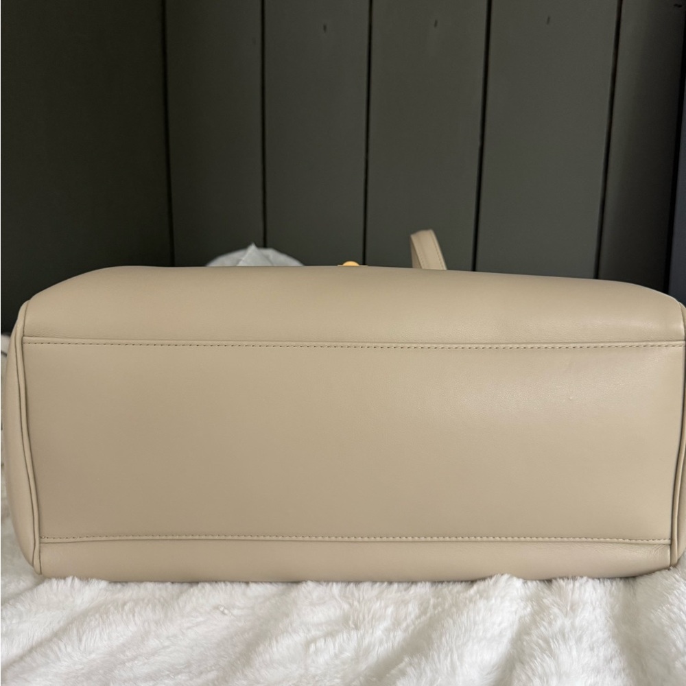 Celine Gray Leather Tote Bag with Gold Hardware - Picture 11 of 14